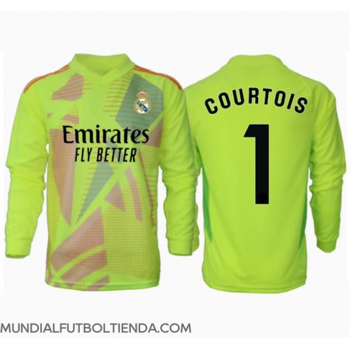 Camiseta Real Madrid Thibaut Courtois #1 Portero Tercera Equipación Replica 2024-25 mangas largas